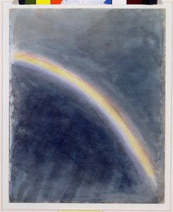 Himmelsstudie mit Regenbogen, 1827 von John Constable