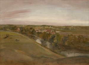 Stratford Saint Mary von den Coombs, um 1800 von John Constable
