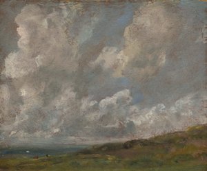 Studie von Wolken über einer Landschaft, ca. 1821-22 von John Constable