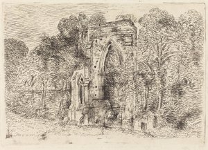 Die Ruinen der Netley Abbey