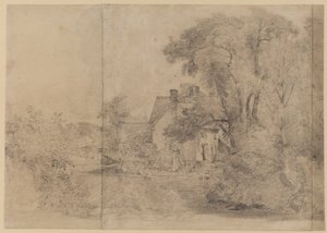 Willy Lotts Haus, East Bergholt, ca. 1820 von John Constable