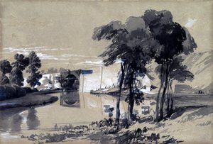 Kanalbrücke, Pitstone, Buckinghamshire, Oktober 1837