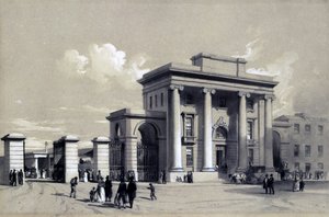 Eingang zum Bahnhof Birmingham, September 1838