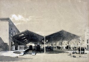 Innenansicht des Euston Bahnhofs, Mai 1837