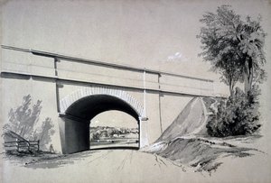 Schräge Brücke, Boxmoor, Hertfordshire, 12. Juni 1837