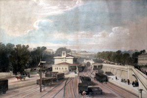 Tunbridge Wells Bahnhof, Kent, ca. 1840er Jahre