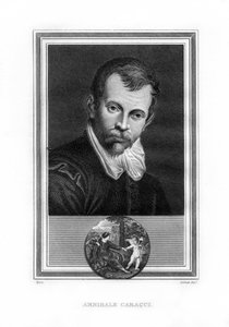 Annibale Carracci, italienischer Maler der Barockzeit, 1825 von John Corner