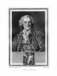 Carle oder Charles-Andre van Loo, französischer Maler, 1825