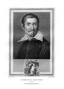 Domenichino, italienischer Maler der Barockzeit, 1825 von John Corner