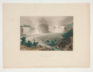Niagarafälle (von nahe Clifton House), Illustration für Nathaniel Parker Willis