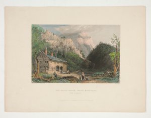 Das Notch House, White Mountains, New Hampshire, Illustration für Nathaniel Parker Willis