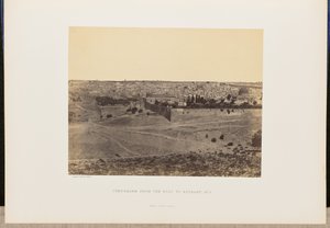 Jerusalem von der Straße nach Bethanien, Nr. 1