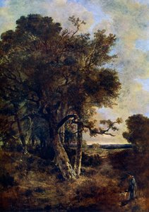 Am Rande des Waldes, um 1788-1821, 1912 von John Crome