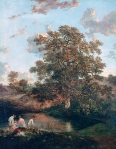 Die Poringland-Eiche, um 1818-1820