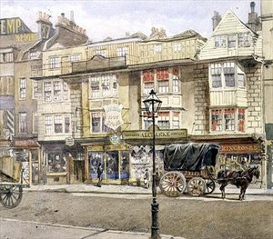Bishopsgate Street: Nr. 82-86, mit Pferd und Wagen, Mai 1886 von John Crowther