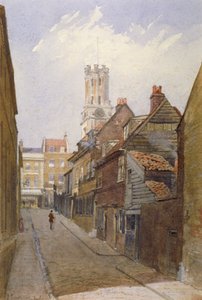 Chigwell Hill, Stepney, London, 1881 von John Crowther