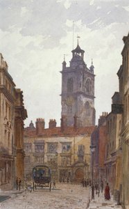 Kirche St. Giles ohne Cripplegate, City of London, 1880