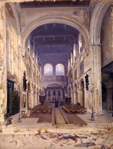 Innenansicht des St. Bartholomäus-Priorats, London
