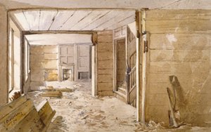 Innenraum des Zimmers neben dem White Lyon Prison, Borough High Street, Southwark, London, 1887