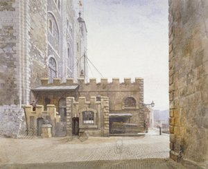 Ordnance Office am Fuße des Weißen Turms, Tower of London, Stepney, London