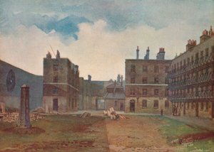 Queens Bench Prison - Der Gefängnishof, Borough High Street, Southwark, London, 1879