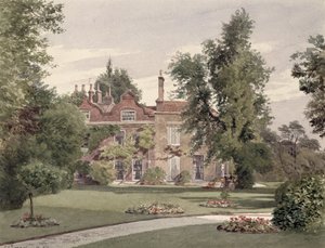 Seitenansicht des Raleigh House, Brixton Hill, Lambeth, 1887