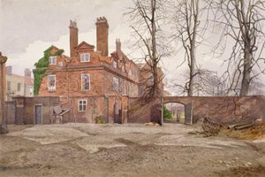 Das südliche Ende des Fairfax House, High Street, Putney, London, ca. 1887 von John Crowther