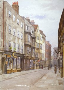 Blick auf die Hollywell Street nach Westen, Westminster, London, 1882