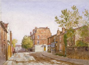 Ansicht des Mawson-Hauses, Chiswick Lane, Chiswick, London, 1882 von John Crowther