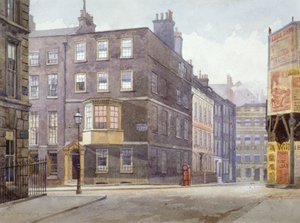 Ansicht der Kreuzung von Howard Street und Norfolk Street, London, 1880