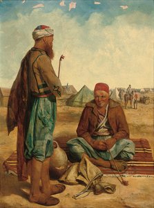 Die Raucher, 1856 von John Dalbiac Luard