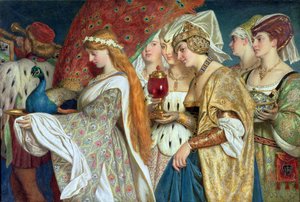 Hereintragen des Pfaus (1869) von John Dawson Watson