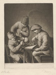 Bauern beim Trinken von John Dixon