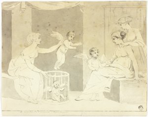Verkäufer der Liebe (nach dem Fries von Herculaneum)