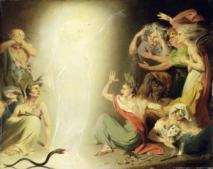 Der Geist von Klytaimnestra weckt die Furien, 1781