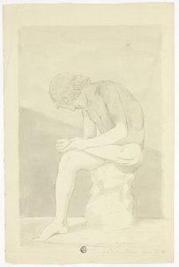 Der Dornzieher (Lo Spinario) von John Downman