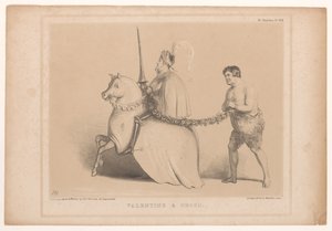 Karikatur mit Premierminister Robert Peel und Daniel O