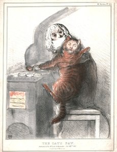 Die Katzenpfote, 1832 von John Doyle