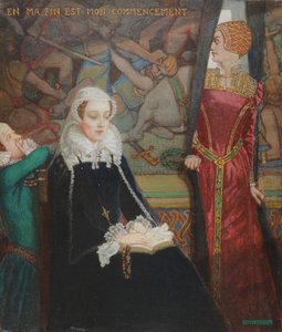 Maria Stuart in Fotheringhay, ca. 1929 von John Duncan
