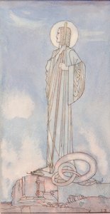 St. Georg und der Drache von John Duncan
