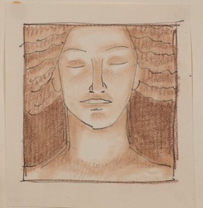 Ohne Titel [Männliches Gesicht] von John Duncan