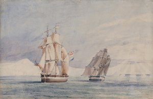 H.M. Schiffe Erebus und Terror im Rossmeer