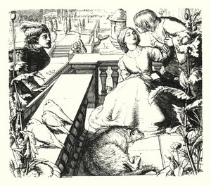 Der Tagtraum von John Everett (after) Millais