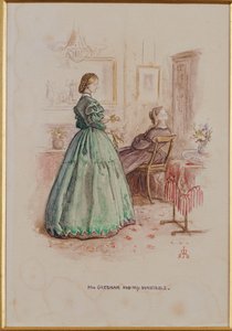 Mrs. Gresham und Miss Dunstable: Eine Illustration zu "Framley Parsonage", 1861