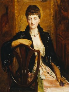 Porträt von Alice Sophia Caroline Stuart Wortley, die Tochter des Künstlers, 1887 von John Everett Millais