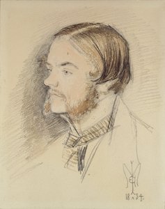 Porträt von William Holman Hunt, 1854