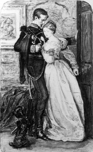 Der schwarze Brunswicker, ca. 1865 von John Everett Millais