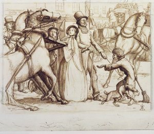 Der Blinde, 1853 von John Everett Millais