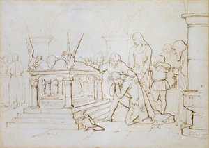 Die Rückkehr des Kreuzfahrers, 1840 von John Everett Millais