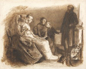 Der Sterbende, ca. 1853 von John Everett Millais